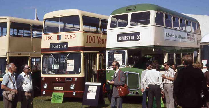 Ipswich Buses Leyland Atlantean Roe 21 & AEC Regent V Massey 63